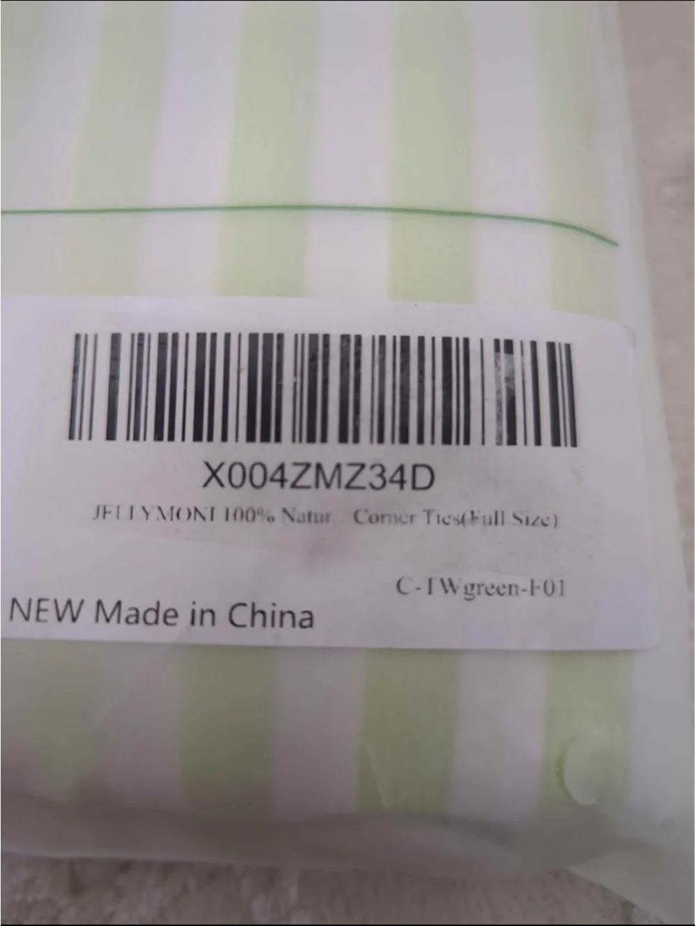 Jellymoni Striped Duvet Cover Set -Full Size Comforter Cover, Classic Sage Green